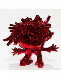 El Pelusa. Técnica mixta sobre resina pintadas con técnica al vacío de Xavi Carbonell. Colección EL PELUSA