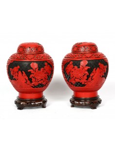 Pareja de Bomboneras de...