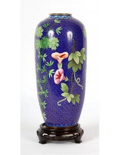 Jarrón de Cloisonné. 2