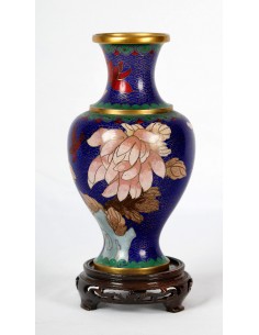 Jarrón de Cloisonné. 2