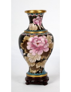 Jarrón de Cloisonné.