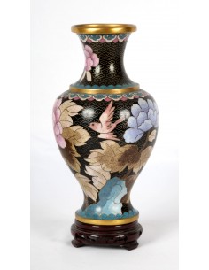 Jarrón de Cloisonné. 2