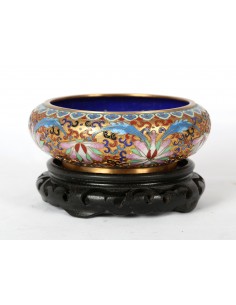 Cuenco de Cloisonné.