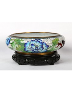 Cuenco de Cloisonné.