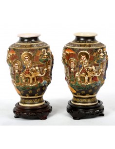 Pareja de jarrones de...