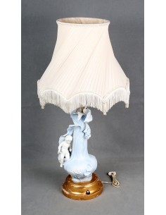 Lámpara Art Déco de porcelana. 2