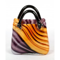 Bolso de cristal de Murano.