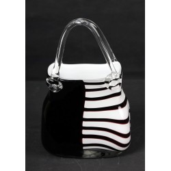 Bolso de cristal de Murano.