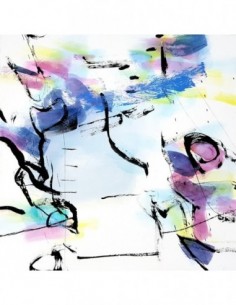 Tecnica mixta acrílica sobre lienzo de Miguel González de San Román