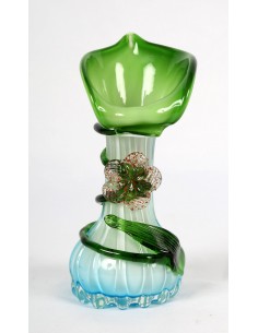 Jarrón de cristal de Murano.