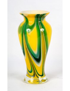 Jarrón de cristal de Murano.
