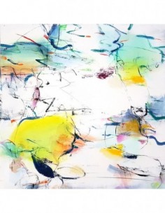 Tecnica mixta acrílica sobre lienzo de Miguel González de San Román