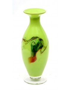 Jarrón de cristal de Opalina. 2