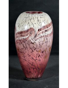 Jarrón de cristal de Murano.