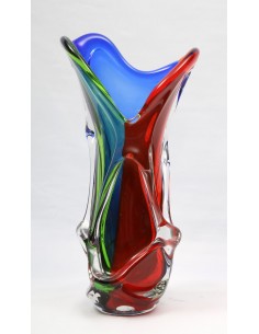 Jarrón de cristal de Murano.