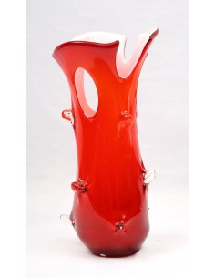 Jarrón de cristal de Murano.