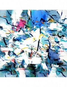 Tecnica mixta acrílica sobre lienzo de Miguel González de San Román