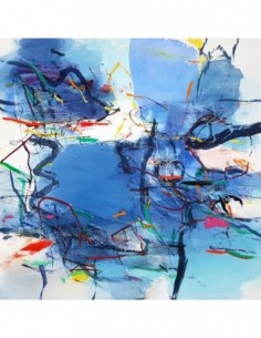 Tecnica mixta acrílica sobre lienzo de Miguel González de San Román