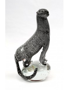 Pantera de cristal de Murano.