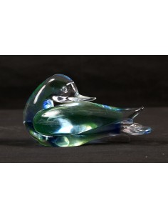 Pato de cristal de Murano.