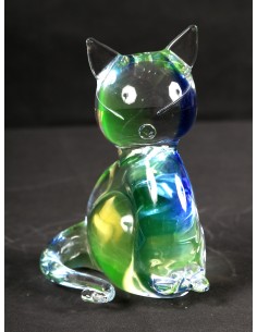 Gato de cristal de Murano.