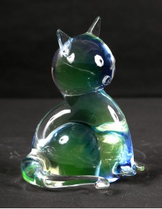 Gato de cristal de Murano. 2