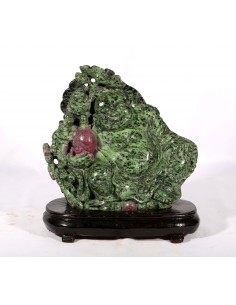 Buda de piedra Zoisita.