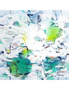 Tecnica mixta acrílica sobre lienzo de Miguel González de San Román