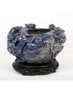 Cuenco de piedra Lapislázuli.