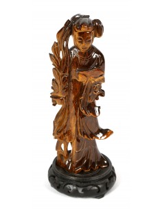 Geisha de piedra Ojo de Tigre.