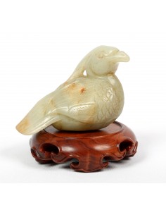 Pájaro de piedra Jade.